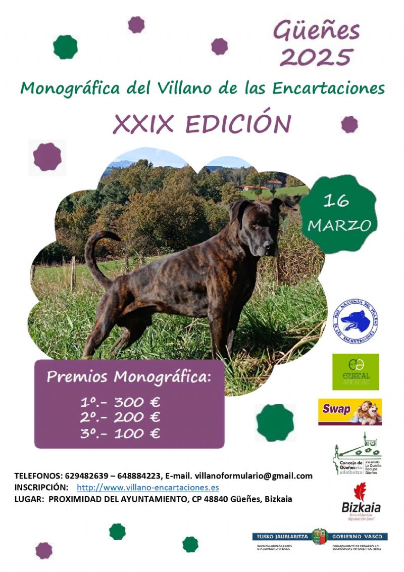 Cartel de XXIX MONOGRAFICA DEL VILLANO DE LAS ENCARTACIONES